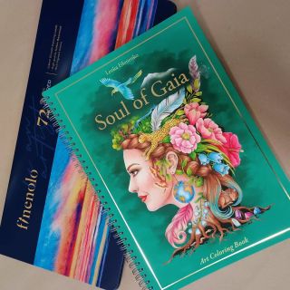 Dvojice novinek, která se skvěle doplňuje. Soul od Gaia od Lenky Filonenko a sada pastelek Finenolo. Správná dvojka...